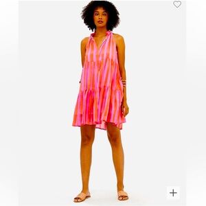 Oliphant Sleeveless Tiered Short Dress